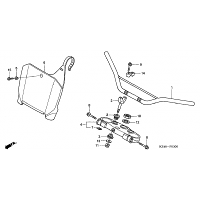 HANDLEBAR / TOP BRIDGE ('02-'03)