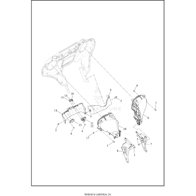 FAIRING, INNER - FLHTCUTG (2 OF 2)