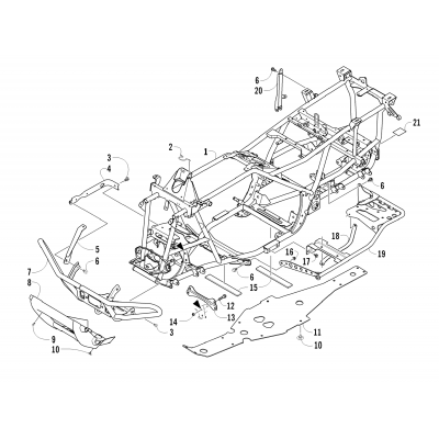 FRAME AND RELATED PARTS