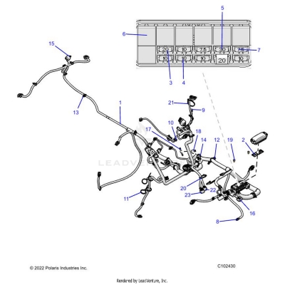 ELECTRICAL, HARNESS - A25SXZ85A9/AM/AP (C102430)