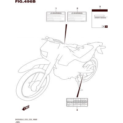 LABEL (DR200SL6 E28)