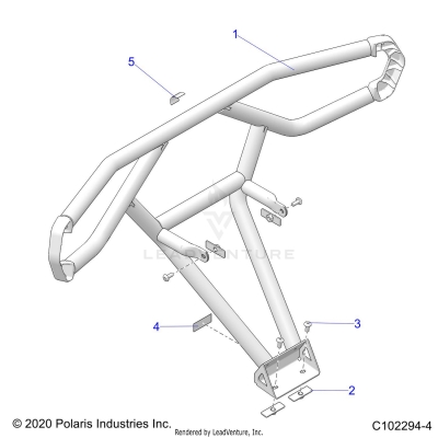 BODY, REAR BUMPER TRAIL - A25SEE57C9/E9 (C102294-4)[FRM 3/10/2025]