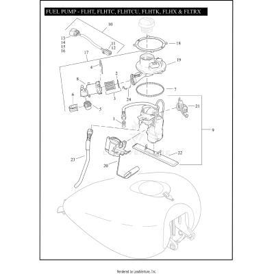 FUEL PUMP - FLHT, FLHTC, FLHTCU, FLHX & FLTR