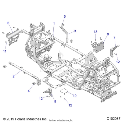 CHASSIS, MAIN FRAME - A20SLZ95AE (C102087)