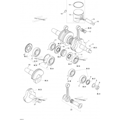 Crankshaft And Pistons