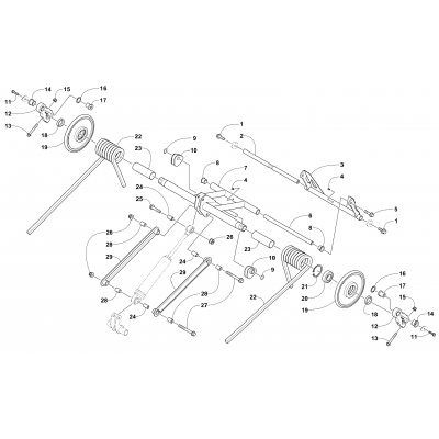 REAR SUSPENSION REAR ARM ASSEMBLY