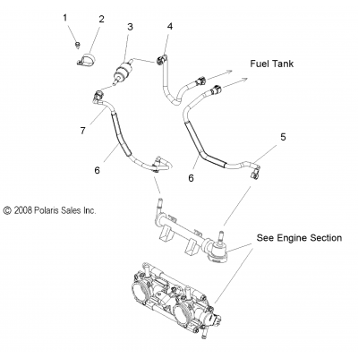 Fuel System, Throttle Body & Fuel Lines