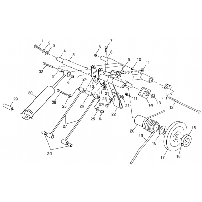 Rear Torque Arm 600 Xcr