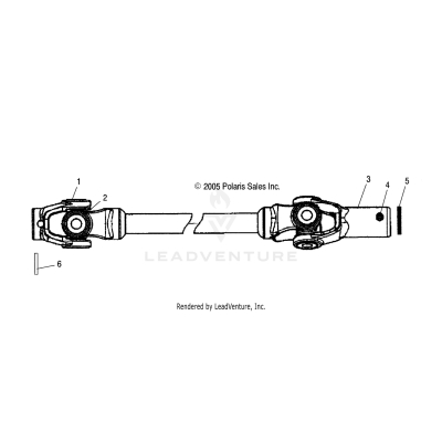 PROP SHAFT - A06MH50AQ/AX/AY/AZ/AL/AT (4999200059920005B10)