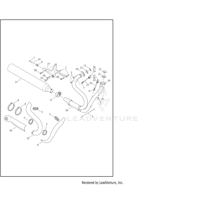 EXHAUST SYSTEM - FXDL