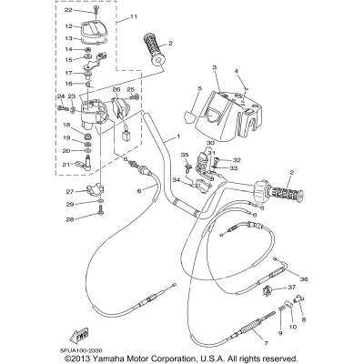 Steering Handle Cable