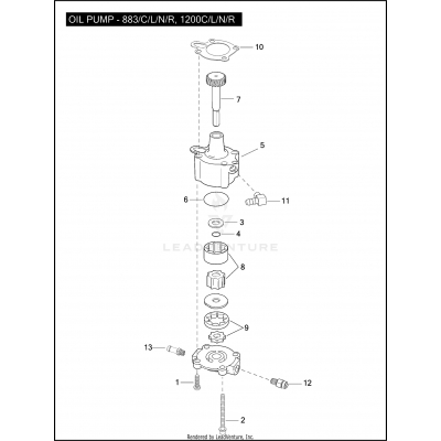 OIL PUMP - 883/C/L/N/R, 1200C/L/N/R