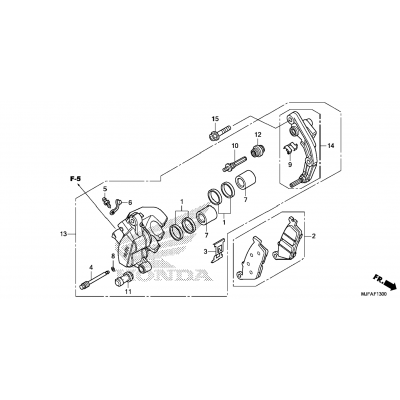 FRONT BRAKE CALIPER (1)