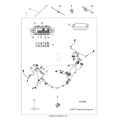 ELECTRICAL, WIRE HARNESS - A19DAE57A4 (101285)