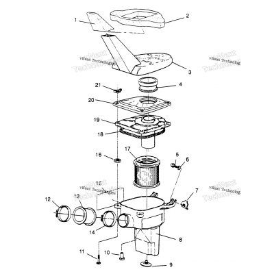 Air Box Assembly 2X4 400L