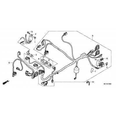 WIRE HARNESS (FR.)