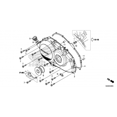 RIGHT CRANKCASE COVER