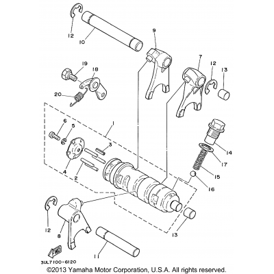 Shift Cam Fork