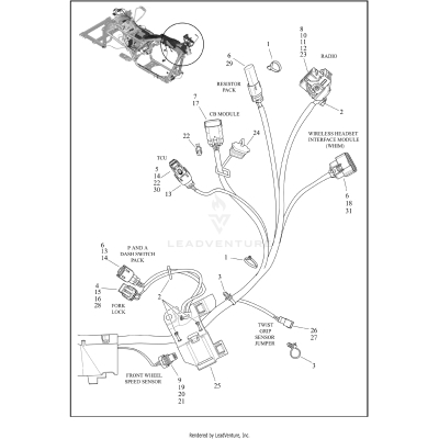 WIRING HARNESS, MAIN - (2 OF 9)