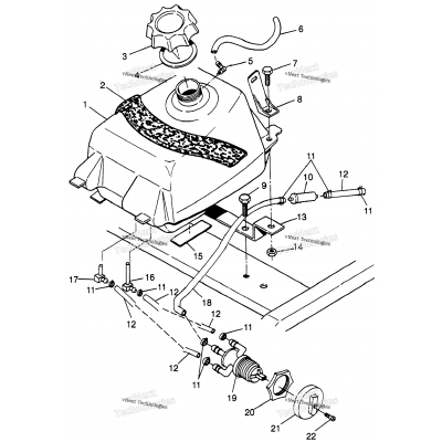 Fuel Tank Xplorer 400L