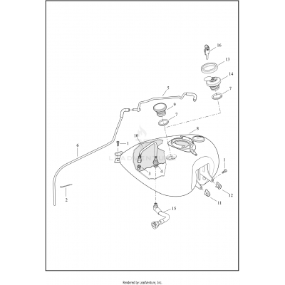 FUEL TANK - FLHR AND FLHRXS