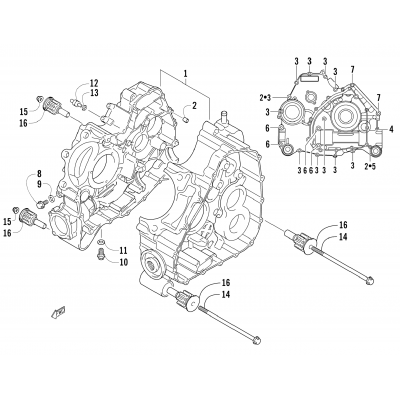 CRANKCASE ASSEMBLY