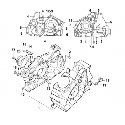 CRANKCASE ASSEMBLY