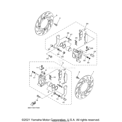 FRONT BRAKE CALIPER