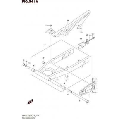 REAR SWINGINGARM