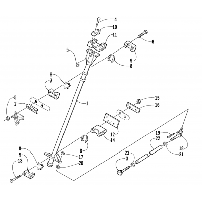 STEERING POST ASSEMBLY