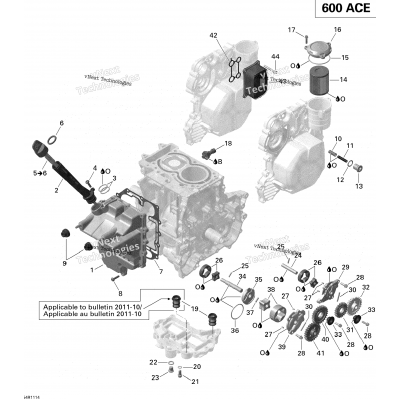 Engine Lubrication Mx Z Sport
