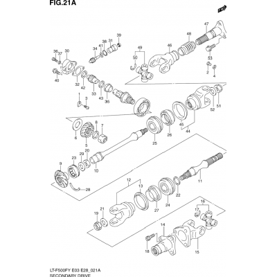 SECONDARY DRIVE (MODEL K1/K2)