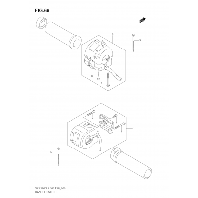 HANDLE SWITCH (VZR1800Z L2 E03)