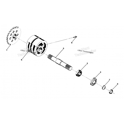 Front Tightener Assemblypn 1380024