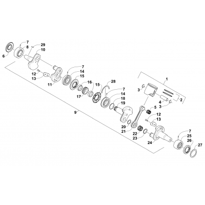 PISTON AND CRANKSHAFT