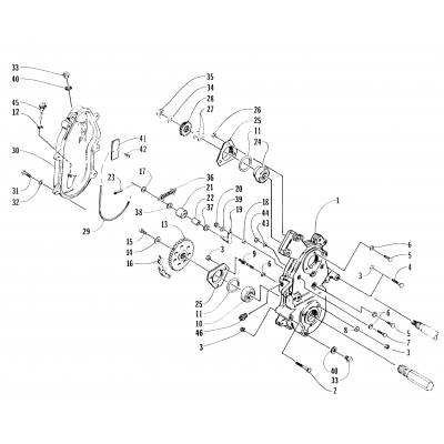 DRIVE/DROPCASE ASSEMBLY