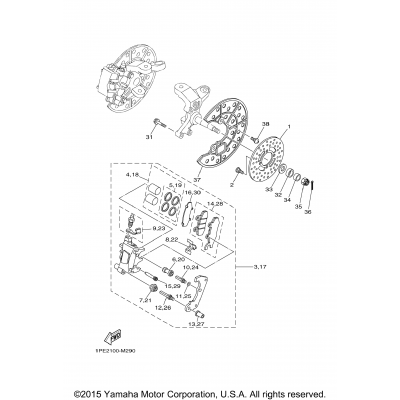 Front Brake Caliper