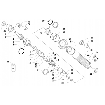 FRONT SUSPENSION SHOCK ABSORBER