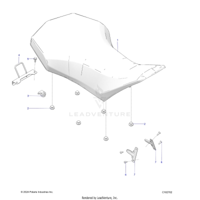 BODY, SEAT - A25SXD95A9 (C102702)