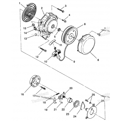 Recoil Starter 6X6 350L