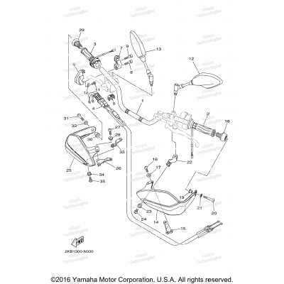 Steering Handle Cable