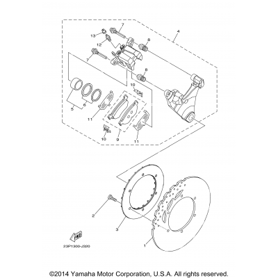 Rear Brake Caliper