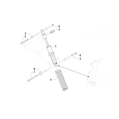 FRONT SUSPENSION SHOCK ABSORBER ASSEMBLY