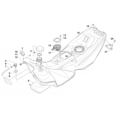 GAS TANK ASSEMBLY