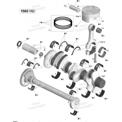 Crankshaft, Pistons And Balance Shaft