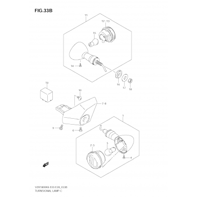 TURNSIGNAL LAMP (VZR1800ZK7/ZK9)