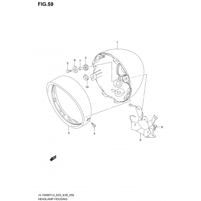 HEADLAMP HOUSING