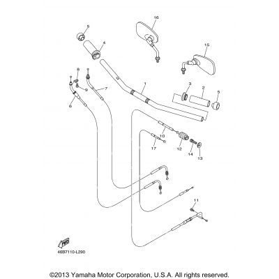 Steering Handle Cable