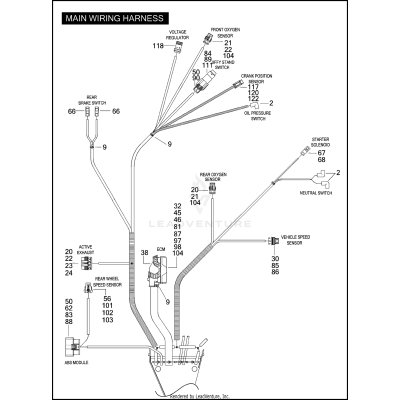 WIRING HARNESS, MAIN (CONTINUED)
