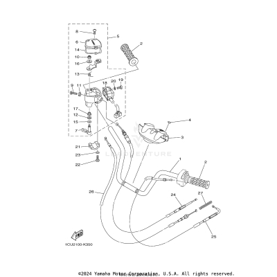 STEERING HANDLE CABLE